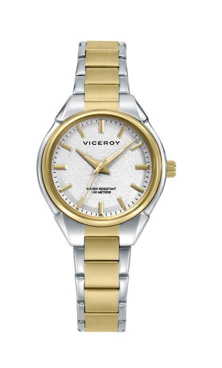 Reloj Viceroy Mujer 401362-87 Acero Bicolor Dorado Analógico