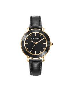 Reloj Viceroy Mujer 41126-57 Piel Negro