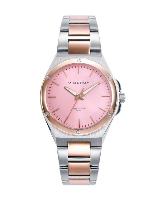 Viceroy Dameur 41136-77 Stål Tofarvet Pink