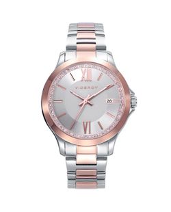 Relógio Mulher Viceroy 42432-73 Bicolor Prata Rosa