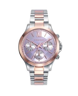 Reloj Viceroy Mujer 42434-93 Bicolor Plateado Rosado