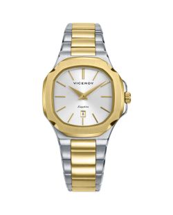 Reloj Viceroy Mujer 45110-87 Acero Bicolor Dorado Analógico