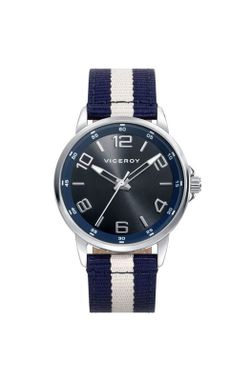 Reloj Viceroy Niño 401093-55 Nylon Azul Blanco