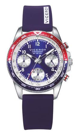 Reloj Viceroy Niño 401463-34 Azul Cronógrafo Acero Analógico