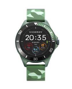 Viceroy Smartwatch 41115-60 Sport Schwarz Grün Uhr