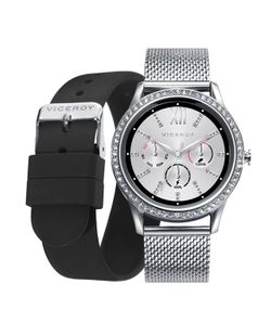 Reloj Viceroy Smartwatch Pro Mujer 41102-89 Esterilla Acero