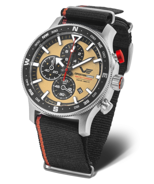 Reloj Vostok Hombre 6S10-598A753 Sport Negro Cronógrafo Acero Analógico