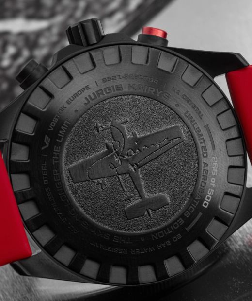Reloj Vostok Hombre 6S21-326C794 Edición Especial Jurgis Kairys Sport Rojo Acero Analógico