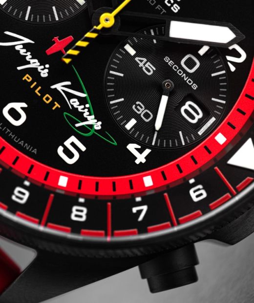 Reloj Vostok Hombre 6S21-326C794 Edición Especial Jurgis Kairys Sport Rojo Acero Analógico