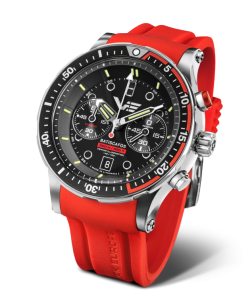 Reloj Vostok Hombre 6S21-511A771 Piel Negra Cronógrafo Acero Analógico