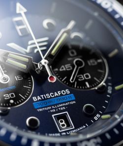 Reloj Vostok Hombre 6S21-511A772 Piel Azul Cronógrafo Acero Analógico