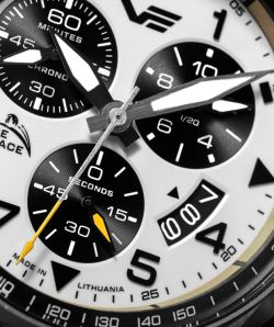 Reloj Vostok Hombre 6S30-325A743 Piel Negra Cronógrafo Acero Analógico
