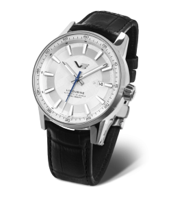Reloj Vostok Hombre 8315-561A788 Piel Negra Acero Automático