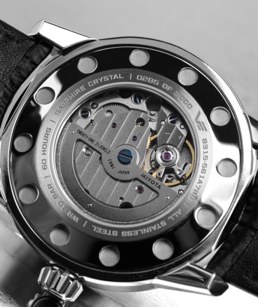 Reloj Vostok Hombre 8315-561A788 Piel Negra Acero Automático