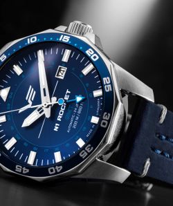 Reloj Vostok Hombre NH34-225A712 Piel Azul Acero Automático