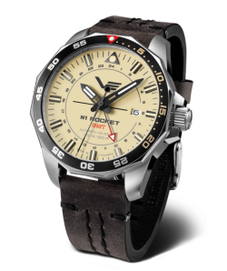 Reloj Vostok Hombre NH34-225A713 Piel Marrón Acero Automático
