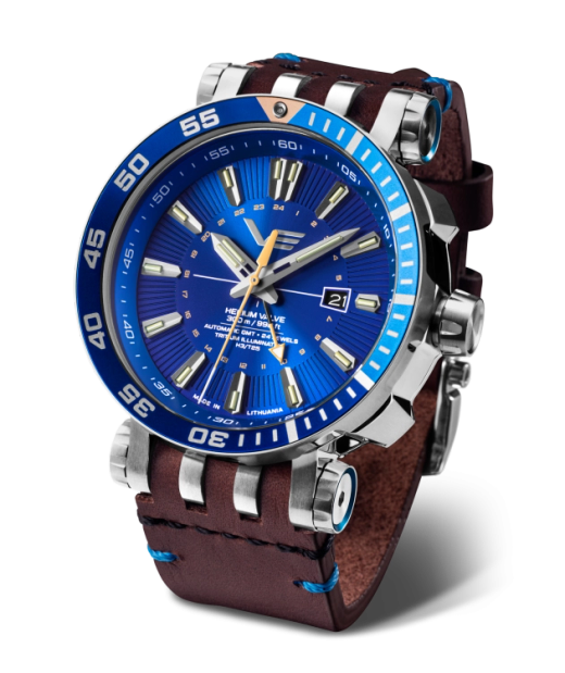 Reloj Vostok Hombre NH34-575A716 Piel Marrón Acero Automático