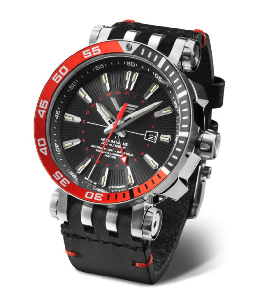 Reloj Vostok Hombre NH34-575A717 Piel Negra Acero Automático