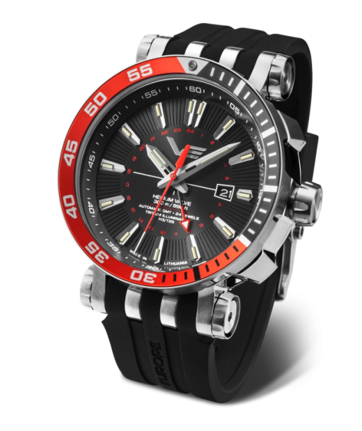 Reloj Vostok Hombre NH34-575A717 Piel Negra Acero Automático