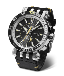Reloj Vostok Hombre NH34-575A718 Piel Negra Acero Automático