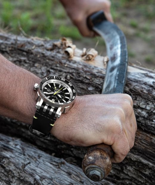 Reloj Vostok Hombre NH34-575A718 Piel Negra Acero Automático