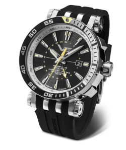 Reloj Vostok Hombre NH34-575A718 Piel Negra Acero Automático