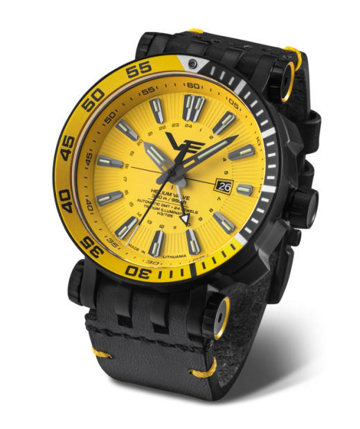 Reloj Vostok Hombre NH34-575C719 Piel Negra Acero Automático