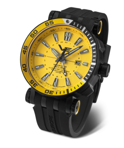 Reloj Vostok Hombre NH34-575C719 Piel Negra Acero Automático