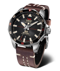 Reloj Vostok Hombre NH35-225A709 Piel Marrón Acero Automático