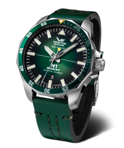 Reloj Vostok Hombre NH35-225A710 Piel Verde Acero Automático