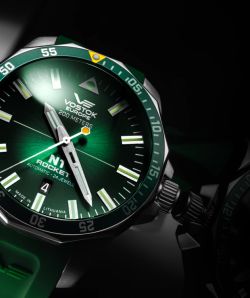 Reloj Vostok Hombre NH35-225A710 Piel Verde Acero Automático