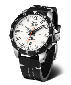Reloj Vostok Hombre NH35-225E711 Piel Negra Acero Automático