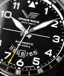 Reloj Vostok Hombre NH35-325A745 Piel Negra Acero Automático