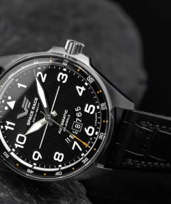 Reloj Vostok Hombre NH35-325A745 Piel Negra Acero Automático