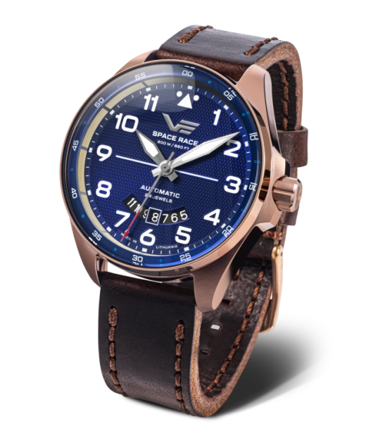Reloj Vostok Hombre NH35-325B746 Piel Marrón Acero Automático