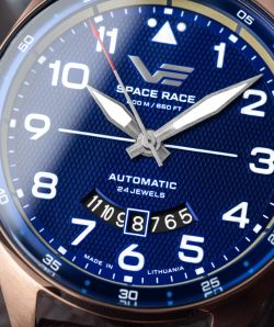 Reloj Vostok Hombre NH35-325B746 Piel Marrón Acero Automático