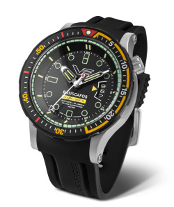 Reloj Vostok Hombre NH35-511E767 Piel Negra Acero Automático