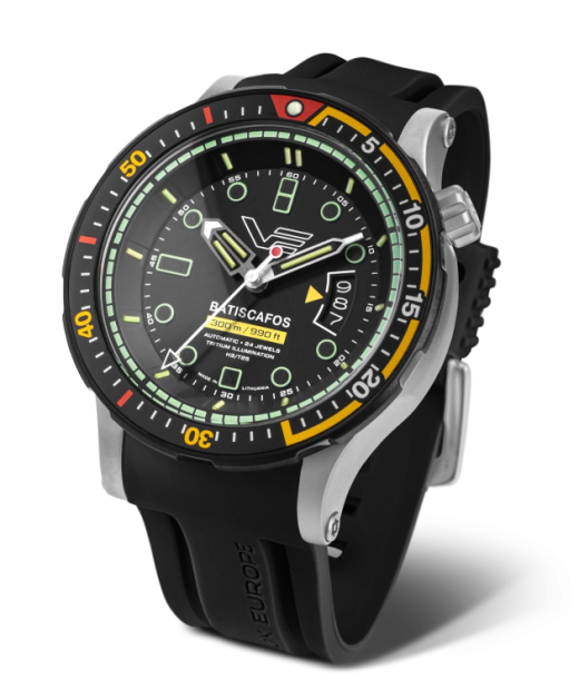 Reloj Vostok Hombre NH35-511E767 Piel Negra Acero Automático