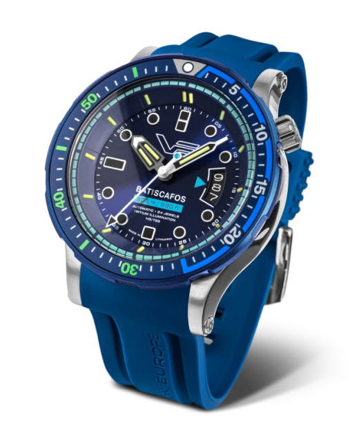Reloj Vostok Hombre NH35-511E768 Piel Azul Acero Automático
