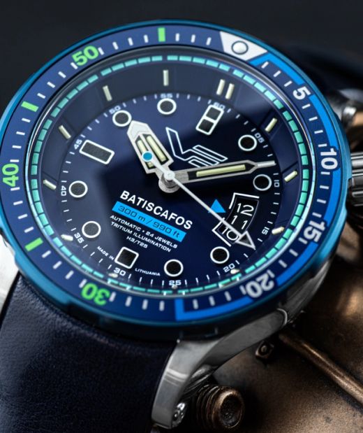 Reloj Vostok Hombre NH35-511E768 Piel Azul Acero Automático