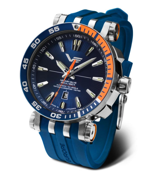 Reloj Vostok Hombre NH35-575A715 Piel Azul Acero Automático