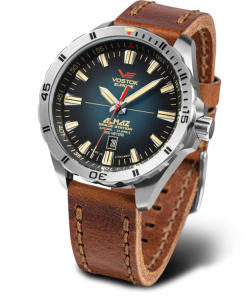 Reloj Vostok Hombre NH35A-320A678 Piel Marrón Acero Automático