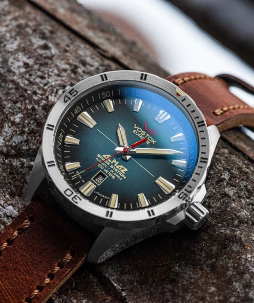 Reloj Vostok Hombre NH35A-320A678 Piel Marrón Acero Automático