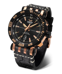 Reloj Vostok Hombre NH35A-575E282 Piel Marrón Acero Rose Analógico
