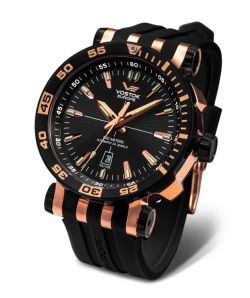 Reloj Vostok Hombre NH35A-575E282 Piel Marrón Acero Rose Analógico