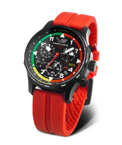 Reloj Vostok Hombre VK68-592C775 Edición Especial Jurgis Kairys Sport Rojo Acero Analógico
