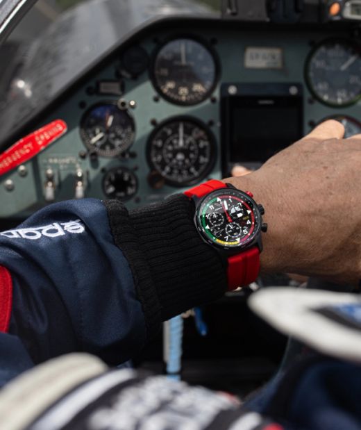 Reloj Vostok Hombre VK68-592C775 Edición Especial Jurgis Kairys Sport Rojo Acero Analógico