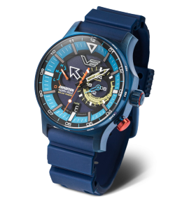 Reloj Vostok Hombre VS57-595D736 Piel Marrón Acero Azul Solar