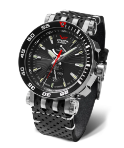 Reloj Vostok Hombre YN84-575A538 Piel Negra Acero Automático