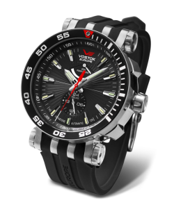 Reloj Vostok Hombre YN84-575A538 Piel Negra Acero Automático